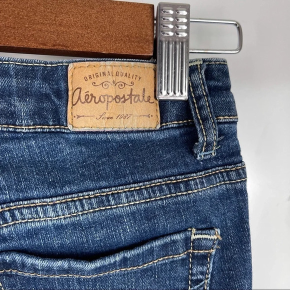 Aeropostal Distressed Lola Jeggings Sz 000 - Picture 9 of 10